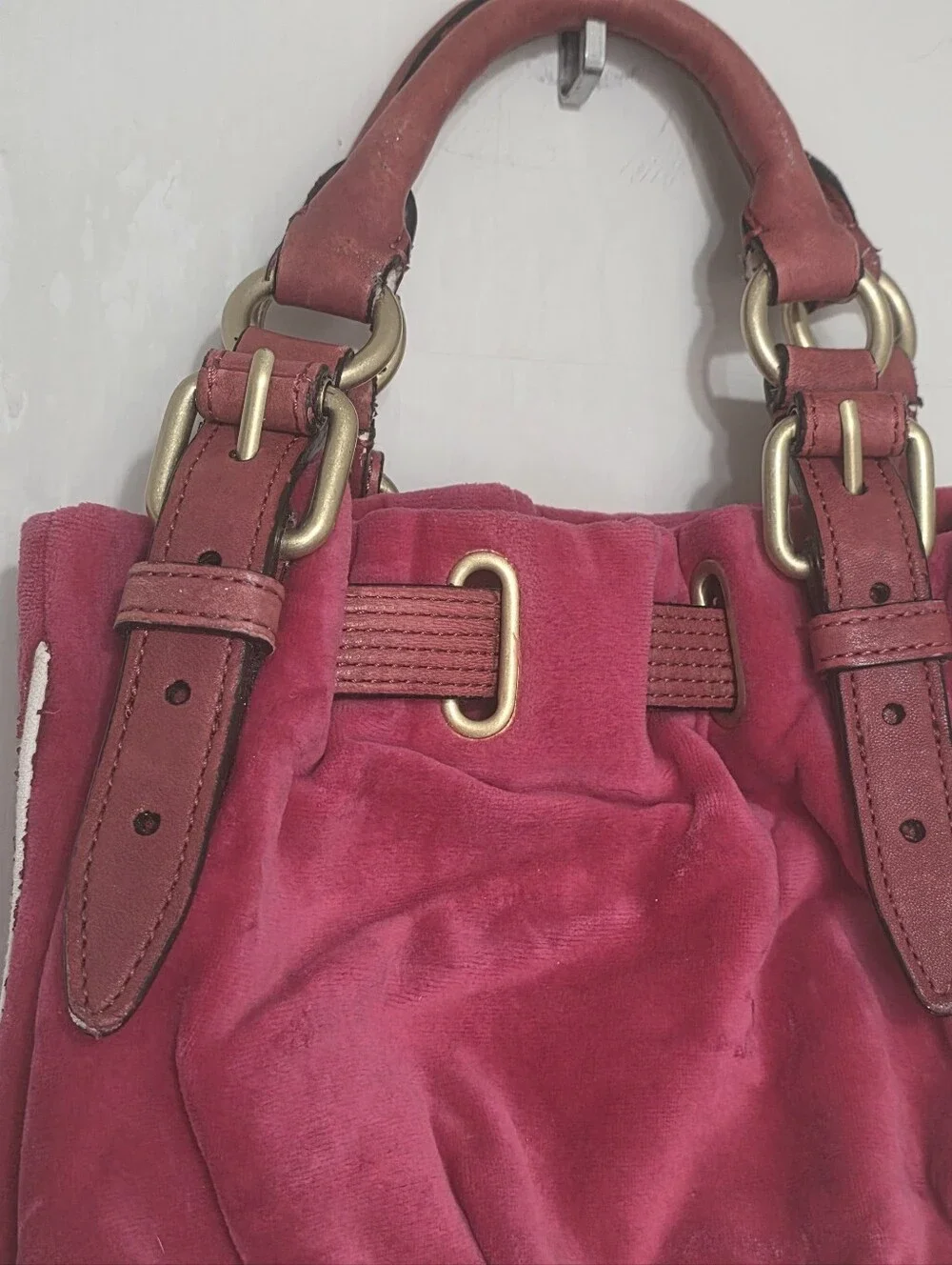Juicy Couture removed leather